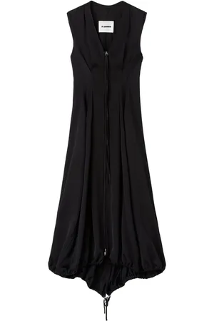 Jil Sander Pleated fitted dress