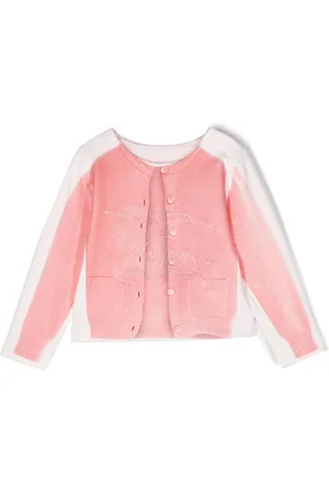 Burberry Equestrian Knight-motif cotton cardigan