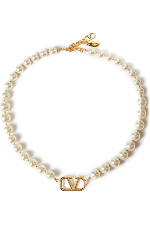 VALENTINO GARAVANI VLogo Signature pearl necklace