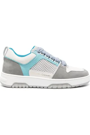 Giuliano Galiano Vyper logo-print leather sneakers
