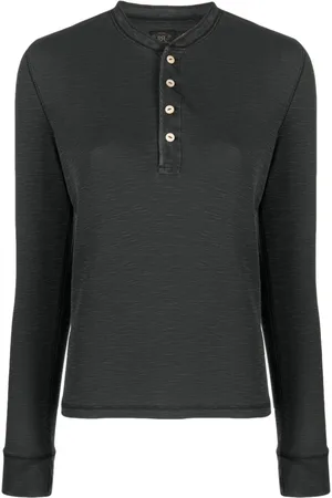 Ralph Lauren Long-sleeved fine-ribbed T-shirt