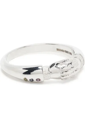 Bleue Burnham Hands Of Thought sterling- ring