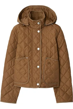 Burberry Quilted hooded jacket