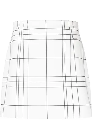 Marni Geometric-pattern high-waisted miniskirt