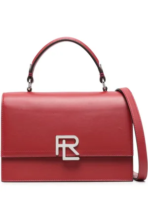 Ralph Lauren Logo-plaque leather tote bag