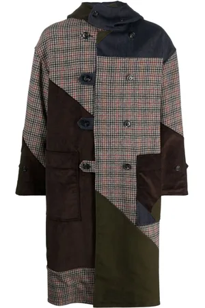 Baracuta Patchwork double-breasted coat