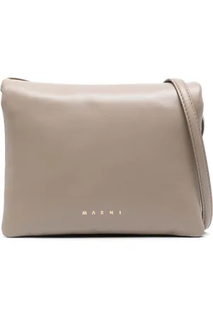 Marni Prisma leather clutch bag