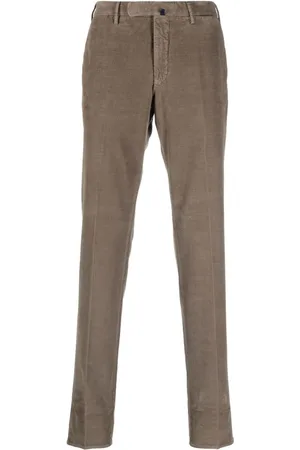 Incotex Straight-leg corduroy chinos