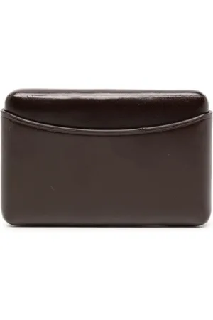 LEMAIRE Embossed-logo detail flap wallet