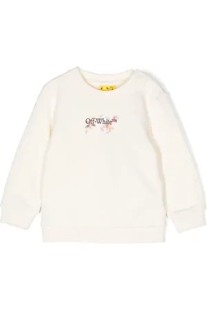 OFF-WHITE Logo-print button-up sweatshirt