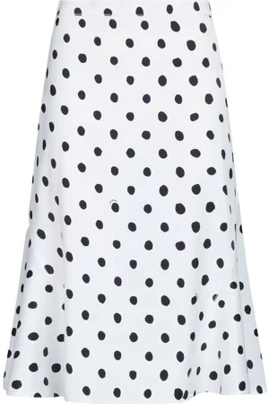 Marni Polka-dot print A-line skirt