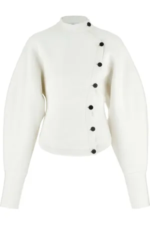 Salvatore Ferragamo Asymmetric knitted jacket