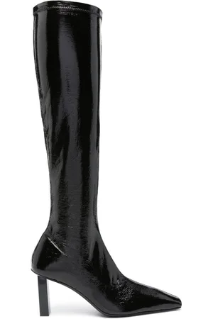 Courrèges 80mm knee-high leather boots