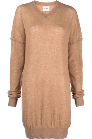 Khaite Fine-knit V-neck jumper
