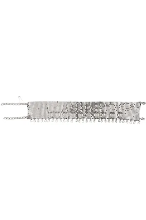 Paco rabanne Pixel crystal-embellished necklace