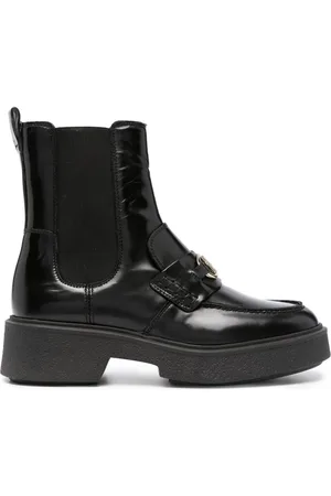 Tommy Hilfiger 45mm logo-plaque ankle boots