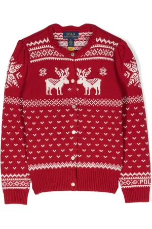 Ralph Lauren Intarsia-knit button-up cardigan