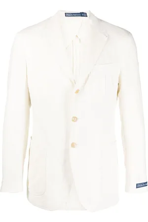 Ralph Lauren Single-breasted cotton-blend blazer
