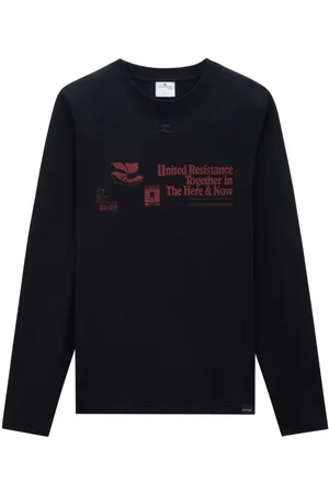 Courrèges Logo-appliqué sweatshirt