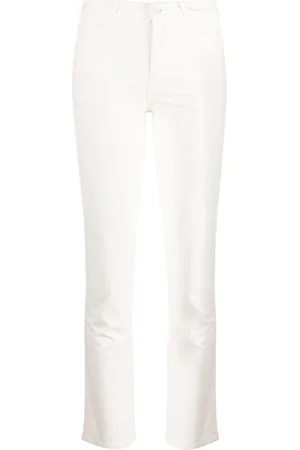Paige Mid-rise cropped trousers