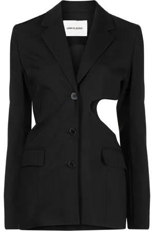 Low Classic Notched-lapels cut-out detailing blazer