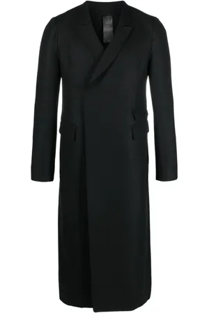 SAPIO Double-breasted wool midi coat