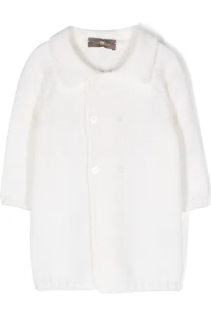 LITTLE BEAR Fine-knit double-breasted blouse