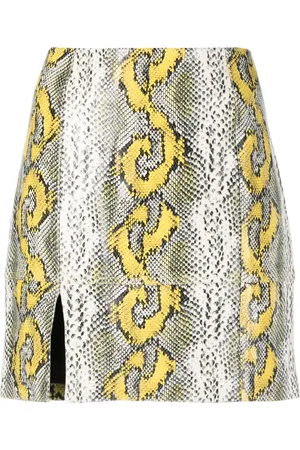 Dorothee Schumacher Python-print leather miniskirt