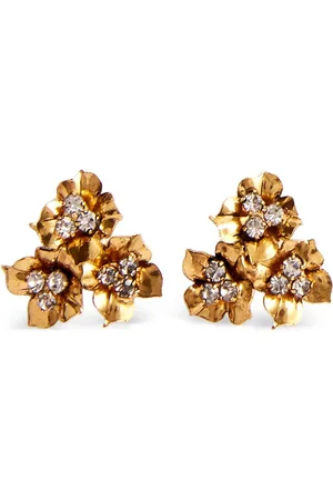 Jennifer Behr Maye floral-motif stud earrings