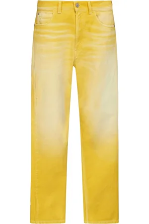 Marni Overdyed straight-leg jeans