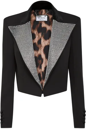 Philipp Plein Cady crystal-embellished blazer
