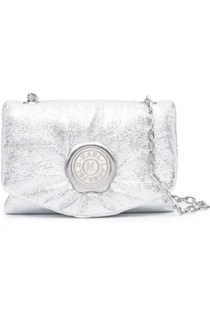 Karl Lagerfeld K/Stamp metallic shoulder bag