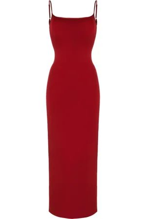GALVAN Bella V-back maxi dress