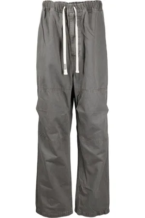 Izzue Elasticated-waist straight-leg jeans