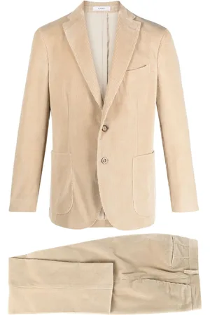 Boglioli Single-breasted corduroy suit
