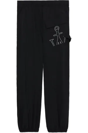 J.W.Anderson Logo-embroidered elasticated-waist track pants