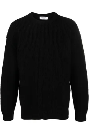 Marine Serre Ribbed-knit wool jumper