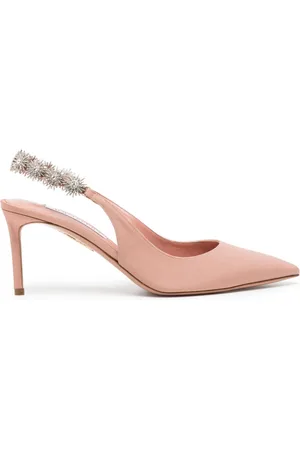 Aquazzura Comet Link 80mm grosgrain pumps