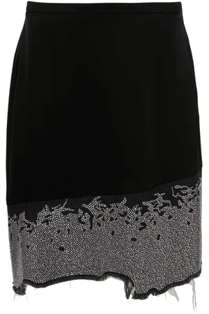 J.W.Anderson Glitter-detail asymmetric skirt