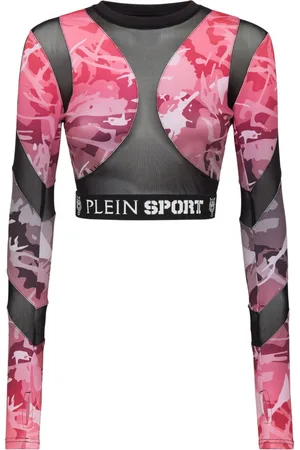 Philipp Plein Camouflage-print long-sleeved top
