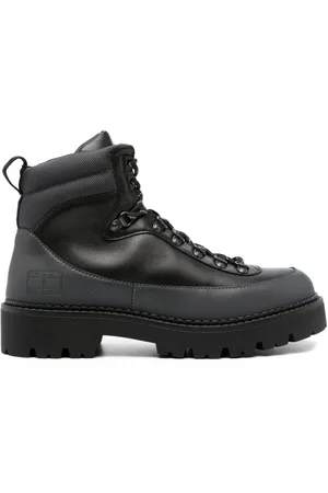 Tommy Hilfiger Panelled leather boots