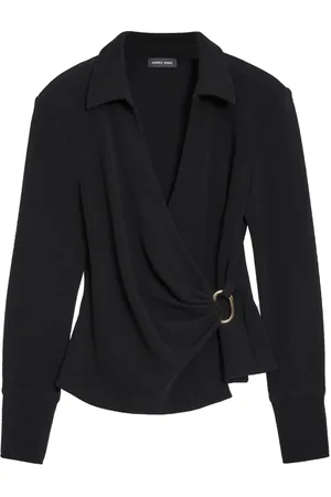 ANINE BING Joey long-sleeve blouse