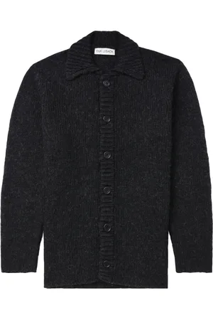 OUR LEGACY Polo-collar ribbed cardigan