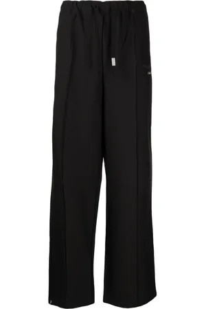 Izzue Logo-plaque straight-leg trousers