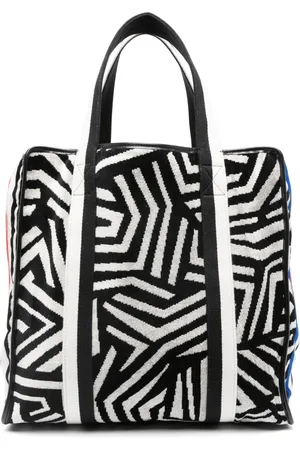Missoni Abstract-pattern terry-cloth tote bag