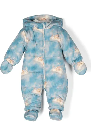 Roberto Cavalli Graphic-print puffer jumpsuit
