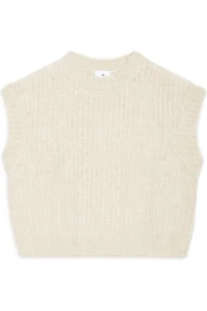 ANINE BING Adam crew-neck vest