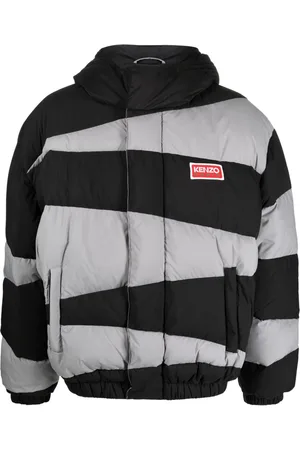 Kenzo Dazzle Stripe padded jacket