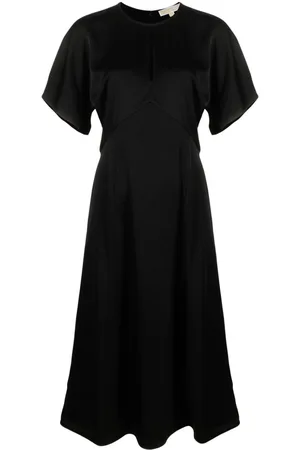 Michael Kors Flared satin midi dress