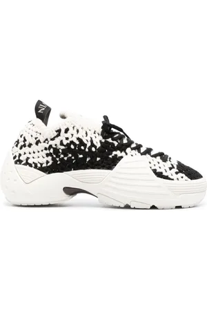 Lanvin Flash-X crochet-knit sneakers